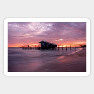 Shelley Beach Jetty, Portsea, Mornington Peninsula, Victoria, Australia Sticker